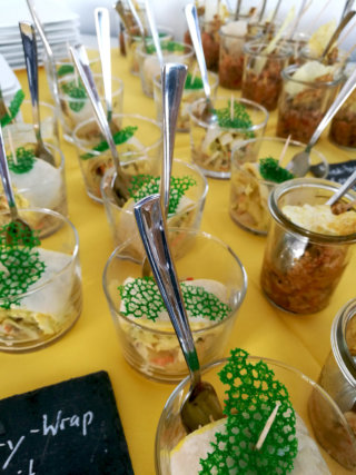 Wraps als Fingerfood